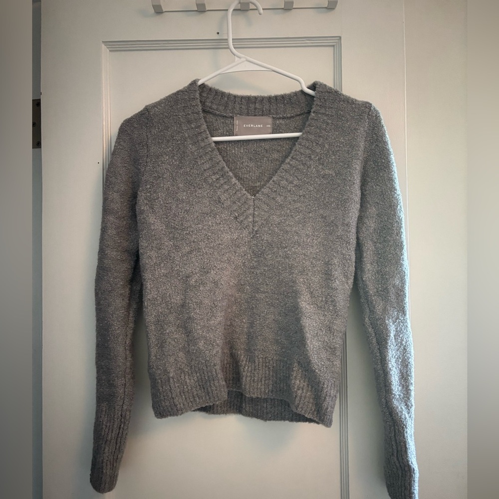Everlane Gray Knit Sweater